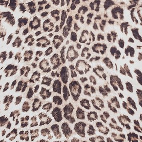 Кафяво-бежов килим 155x130 cm Faux Leopard - Think Rugs