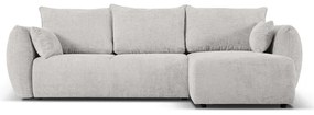 Светлосив ъглов диван (десен ъгъл) Matera - Cosmopolitan Design