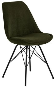 Тъмнозелен трапезен стол Eris - Actona