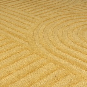 Жълт вълнен килим , 160 x 230 cm Zen Garden - Flair Rugs
