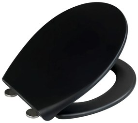 Черна тоалетна седалка Ikaria - Wenko