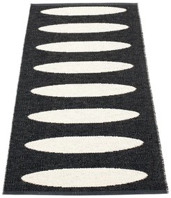 Черна пътека за открито и закрито 70x150 cm Ella Black – Pappelina