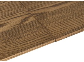 Сгъваема маса за хранене с дъбов плот 95x190 cm Baro - Unique Furniture