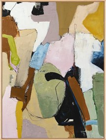 Печатна/с ръчно рисувани елементи картина с включена рамка/върху платно 93x117 cm Out Of Ordinary – Malerifabrikken