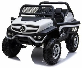 Детска Електрическа Кола Mercedes Benz Unimog Бял 12 V