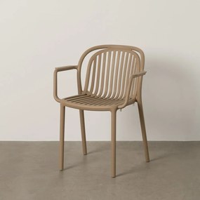 Бежов пластмасов трапезен стол Alia – Ixia