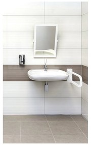 Стенен стоманен парапет за баня 62 cm Handicap U – Sapho