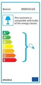 Окачена лампа от габър Geometrik Sparky - Opviq lights