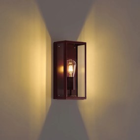 Класически външен стенен фенер червен IP44 - Rotterdam