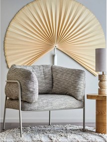 Сиво-бежово кресло Karel – Bloomingville