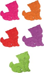 Детски противоплъзгащи подложки за вани в комплект от 5 бр. 11x12,5 cm Chatons – MSV