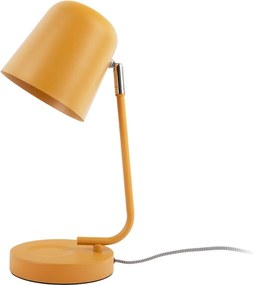 Метална настолна лампа в цвят жълта охра (височина 38,5 cm) Encantar – Leitmotiv