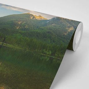 Фототапет – Езеро край планини