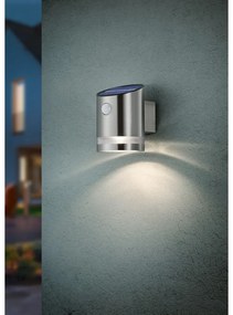 LED външно осветително тяло със сензор за движение (височина 13 cm) Salta – Trio