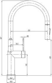Смесител за кухня Cora 63630