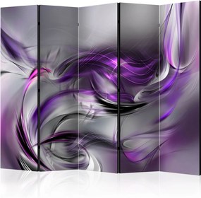 Разделител от 5 части - Purple Swirls II II [Разделители за стаи]