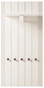 Бял комплект за коридор от масивен бор 60x120x25 cm Anita – Støraa