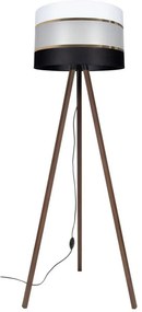 Стояща лампа CORAL 1xE27/60W/230V кафява/черна/бяла/златна