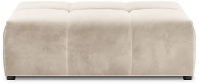 Бежов кадифен диван модул Rome Velvet - Cosmopolitan Design