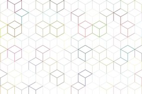 Тапет – Цветни кубчета