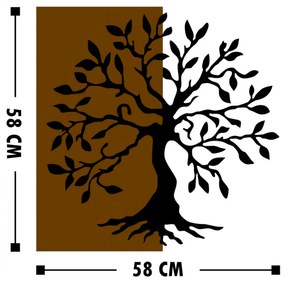Декорация HM7220 Метално дърво и дърво