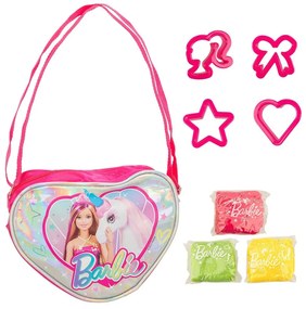 Творческа Игра за Моделиране с Глина Barbie Fashion Чанта 8 Части 300 g