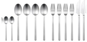 Прибори за хранене от неръждаема стомана в сребрист цвят 16 бр. Norm – Gense