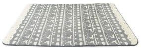 Хубав сив килим в скандинавски стил 140 x 200 cm