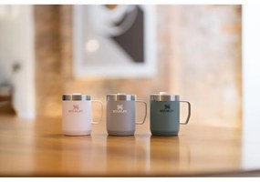 Светлорозова термочаша от неръждаема стомана 230 ml Stay-Hot Camp Mug Rose Quartz – Stanley