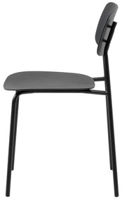 Черни трапезни столове в комплект от 2 бр. Kirkland – Unique Furniture