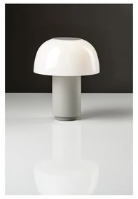 Сива алуминиева LED затъмняваща се настолна лампа (височина 22 cm) Harvest – Zone