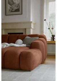 Теракотен ъглов диван (десен ъгъл) Shell – Miuform