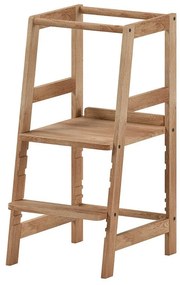 Учебна кула от масивен дъб в естествен цвят Forrest – Vipack