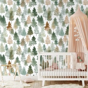 Тапет – Пъстроцветни горски дървета