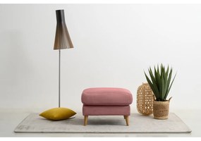 Розова табуретка от рипсено кадифе Paris – Scandic