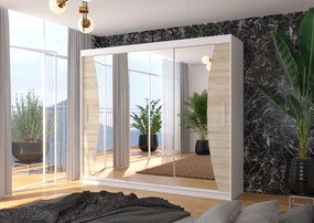 Гардероб Maribo 250 плъзгащ се-Leuko - Drus