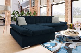 Ъглов диван Malwi-Left-Blue