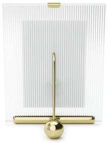 Стъклена стояща рамка в златист цвят 16x20 cm Flute – Umbra