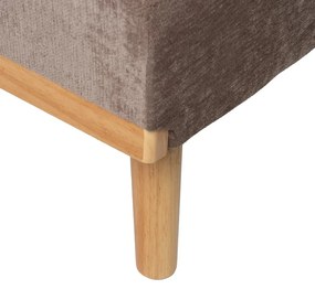 Кафяв шенилов разтегателен диван 178 cm – Ixia