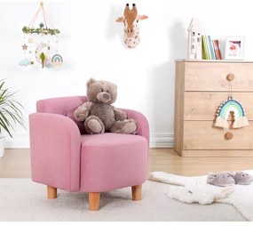 Розово детско кресло Volie – Artie