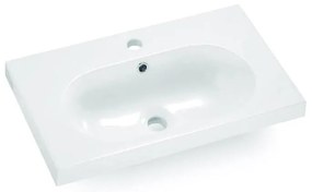 Bathco 0516 - Вграден умивалник ICE 60x35 cm смола/bял