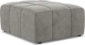 Сива кадифена табуретка Aloha – Makamii