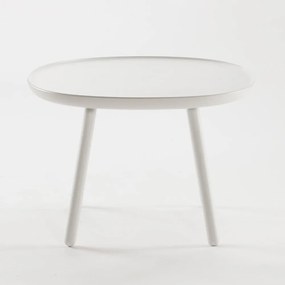 Бяла маса от масивна дървесина , ø 64 cm Naïve - EMKO