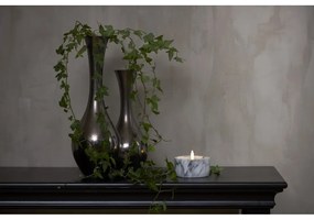 LED свещ от сив и бял бетон, височина 7,5 см Flamme Marble - Star Trading