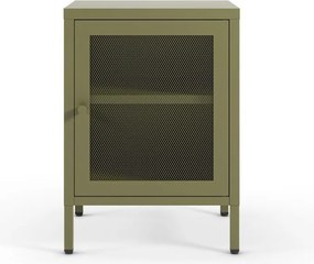 Зелено нощно шкафче Fayna – Marckeric