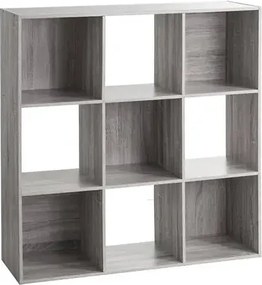 Рафт 5five Mix'n Modul, 9 отделения, MDF, 101x32x101 cm - Дървесен