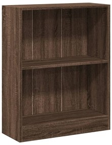 815086 vidaXL Етажерка за книги, кафяв дъб, 60x24x76 см, инженерно дърво