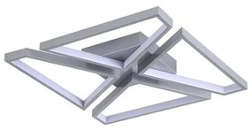 Searchlight 36520SI - Димируемо LED таванно осветително тяло QUATRO LED/29W/230V 40x40 cm