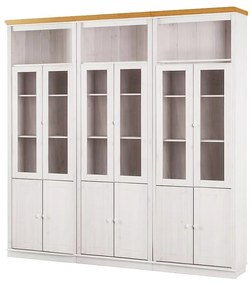 Бяла витрина от масивен бор 518x223 cm Anita – Støraa