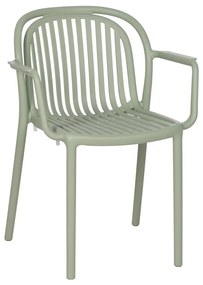 Зелен пластмасов трапезен стол Alia – Ixia